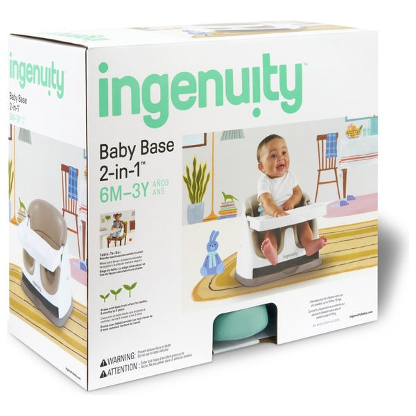 Ingenuity Baby Base 2-In-1 Booster Seat Mist