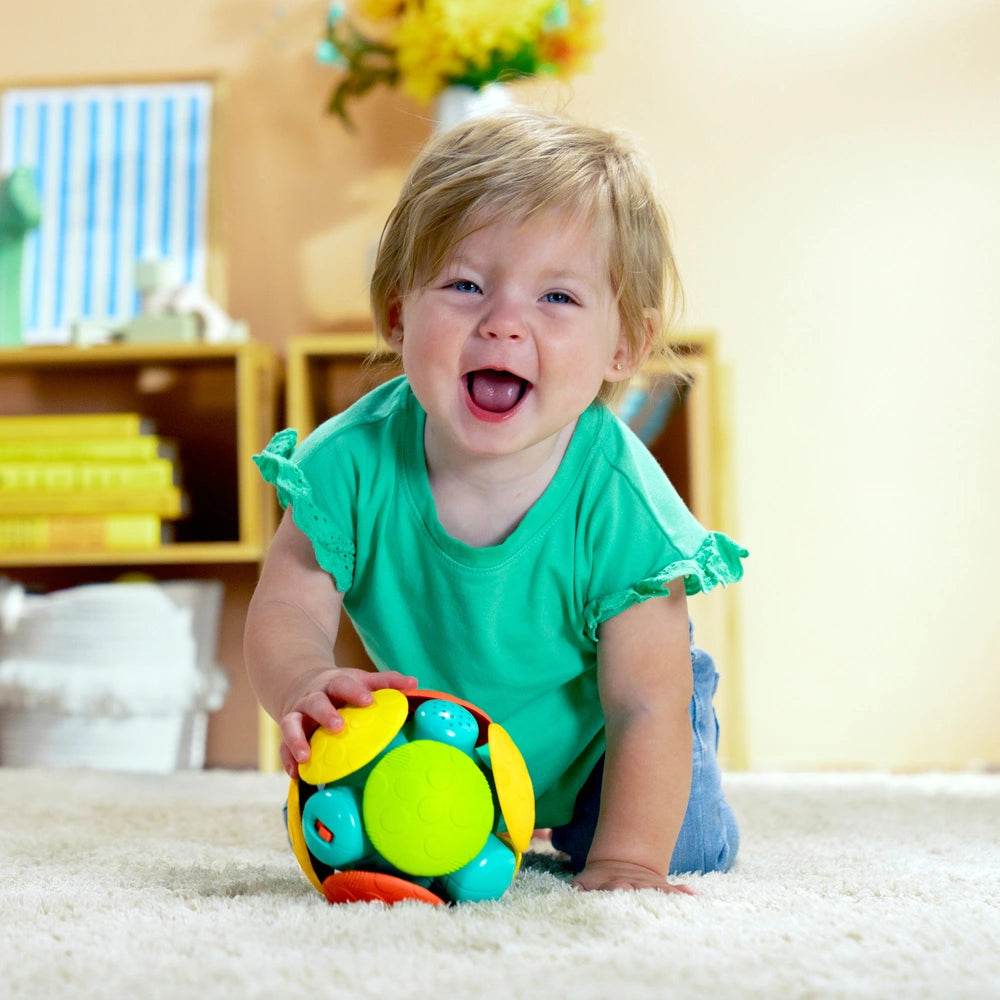 Bright Starts Wobble Bobble Crawl & Chase Ball With Sounds