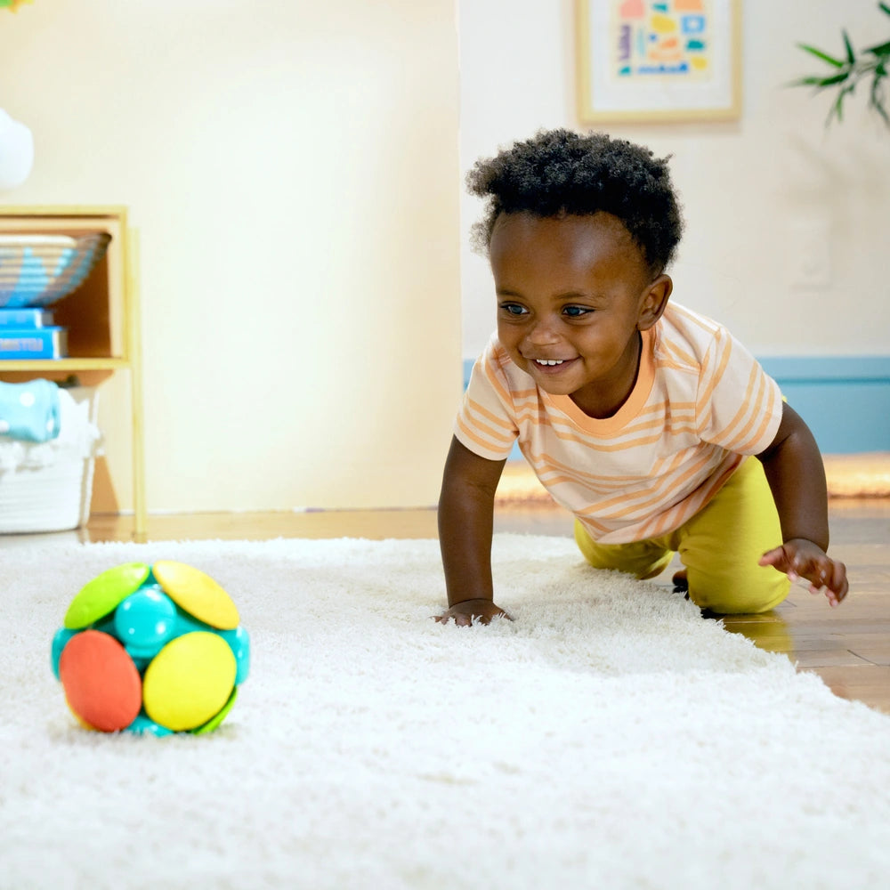 Bright Starts Wobble Bobble Crawl & Chase Ball With Sounds