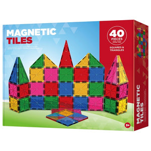 Magnetic Tiles 40-Piece Building Set