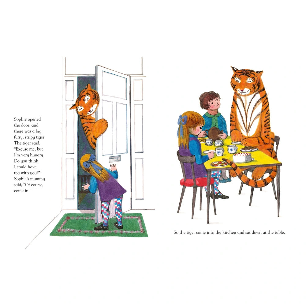 The Tiger Who Came To Tea Paperback Book By Judith Kerr