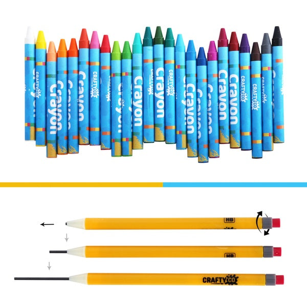 Crafty Co. Masterpiece Tub: The Ultimate Colouring Collection 90 Piece