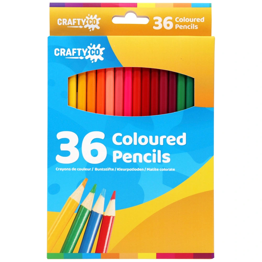 Crafty Co. Coloured Pencils 36 Pack