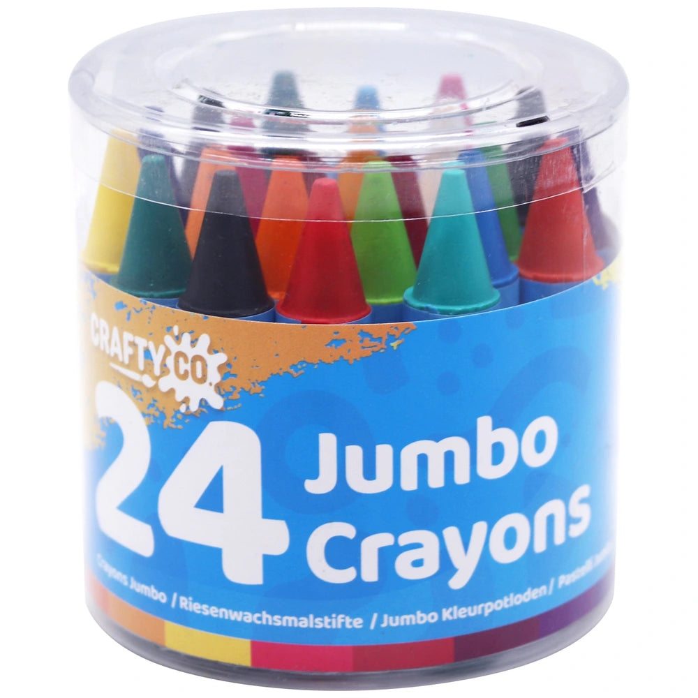 Crafty Co. Jumbo Crayons 24 Pack