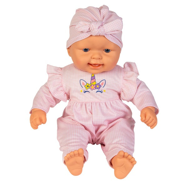 50Cm Baby Doll In Pink Outfit