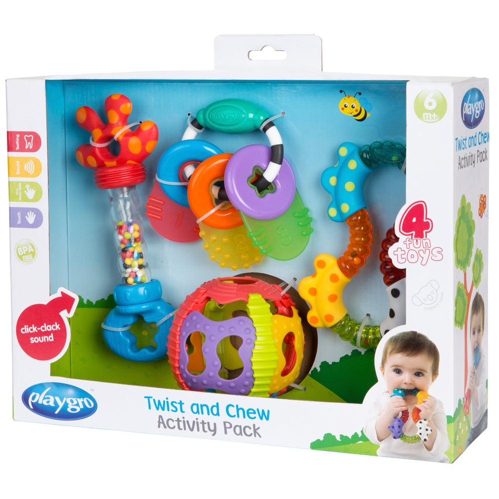 Playgro Twist And Chew Activity Pack