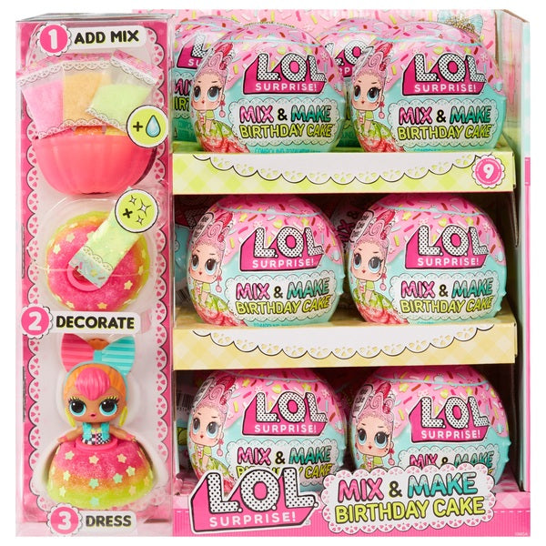 L.o.l. Surprise! Doll Mini Mix & Make Birthday Cake Assortment