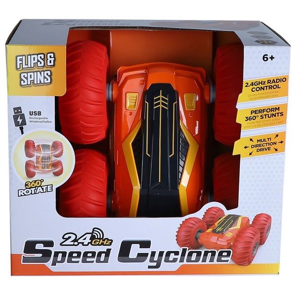 Speed Cyclone Radio Control Car In Orange And Red