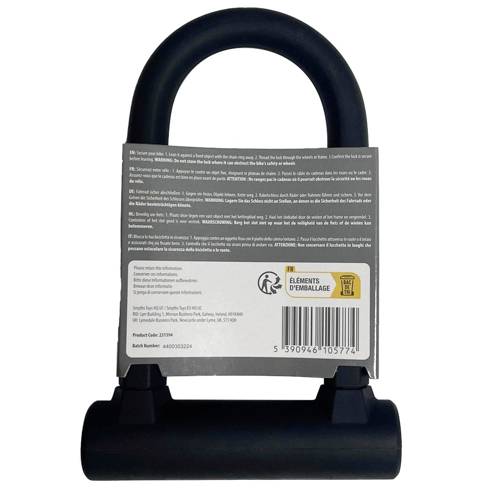 Verve Bike U-Lock Black