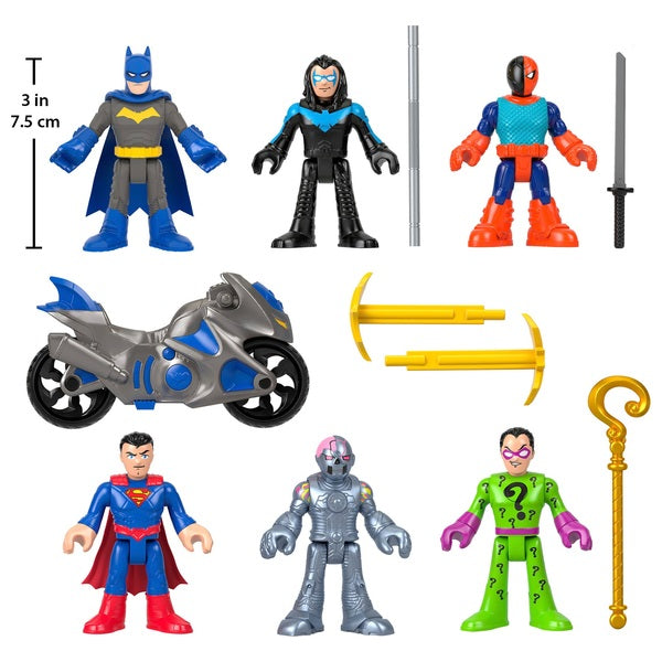 Fisher-Price Imaginext Dc Super Friends Deluxe Figure Pack