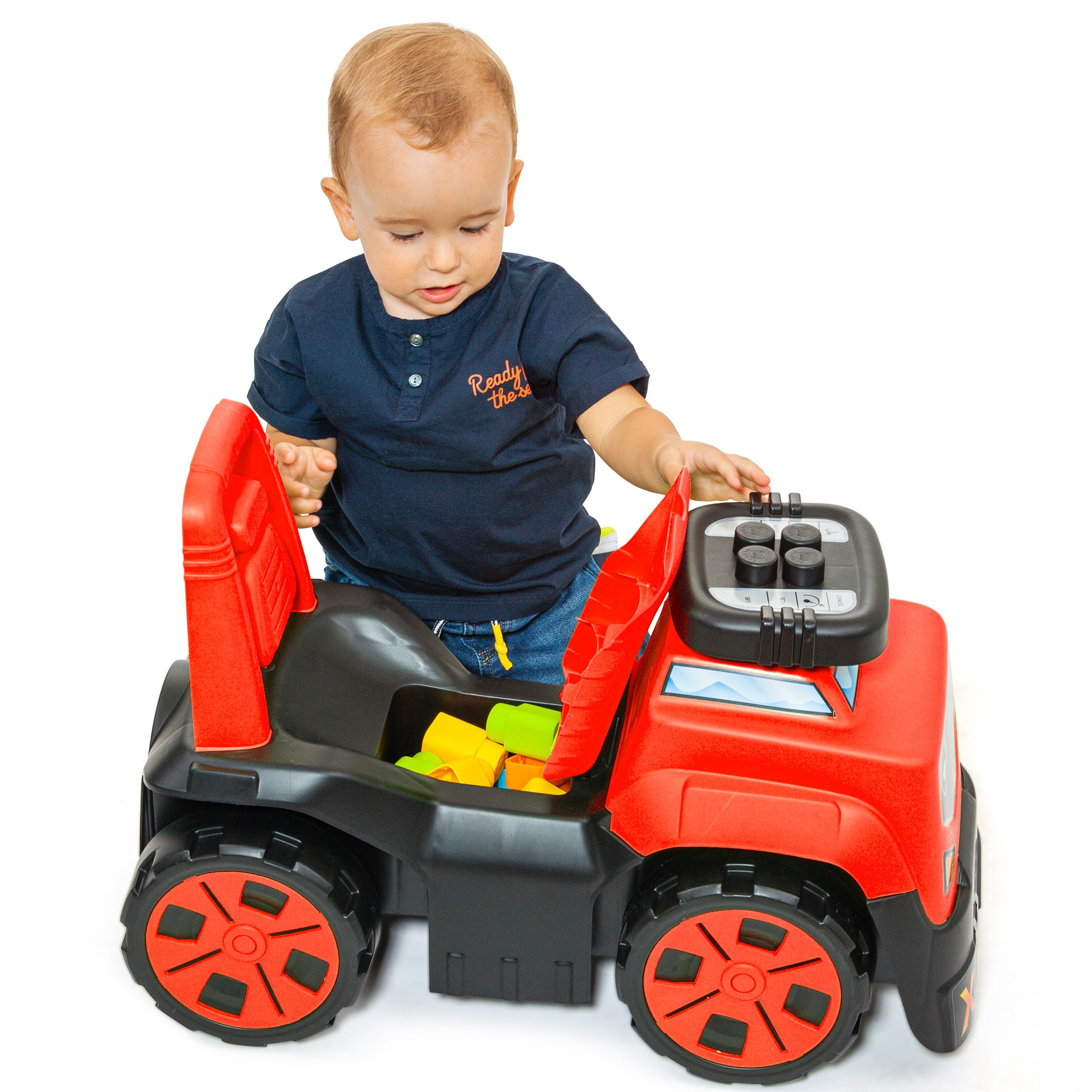 3 In 1 Ride On Suv And Block Set