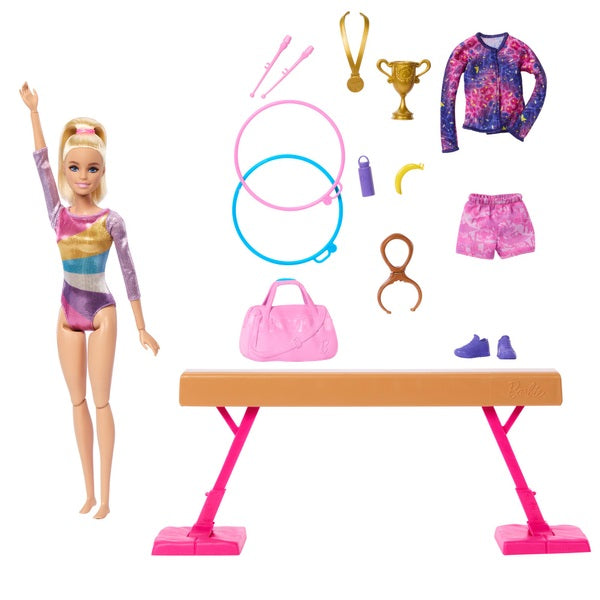 Barbie Gymnastics Doll And Playset
