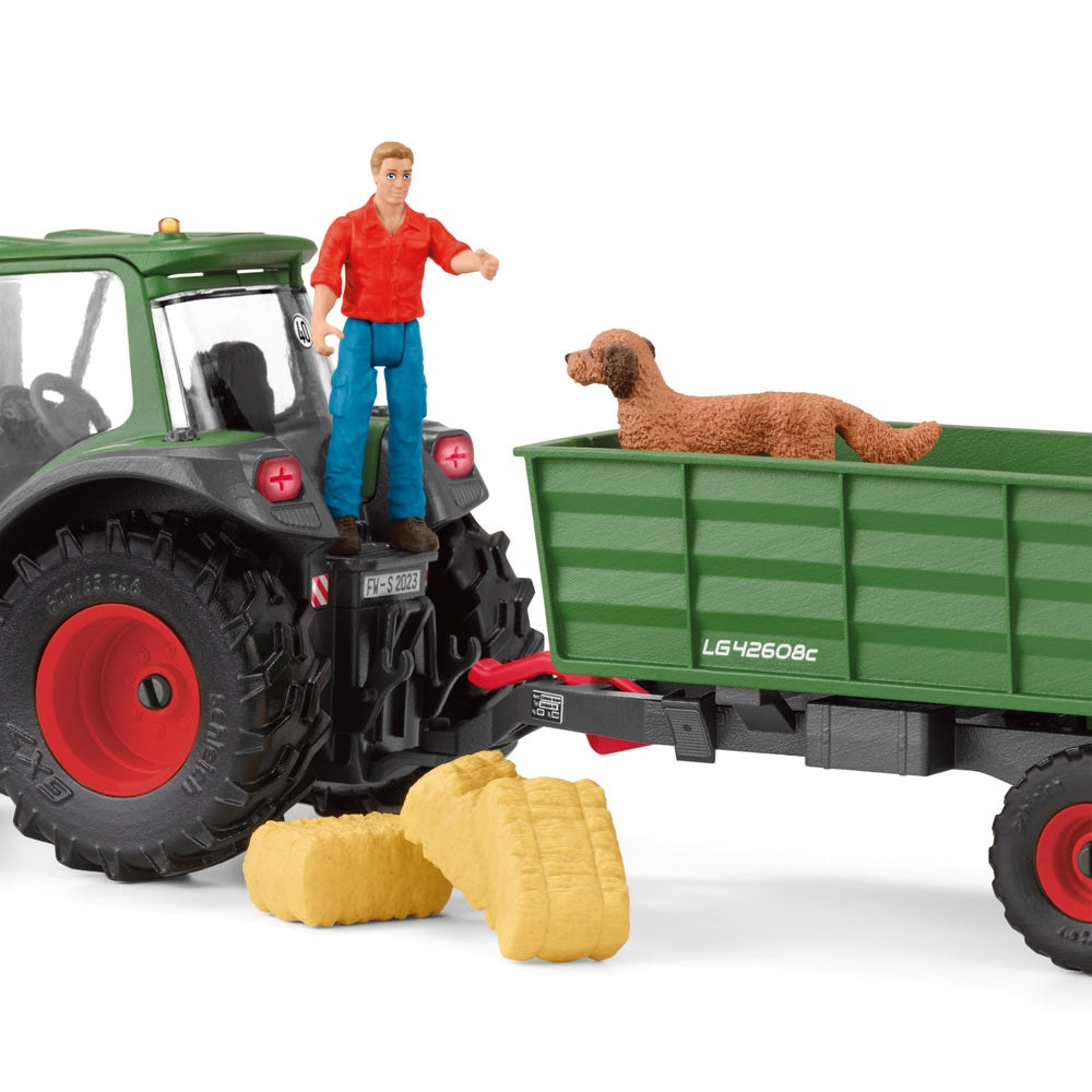 Schleich Farm World 42608 Tractor With Trailer