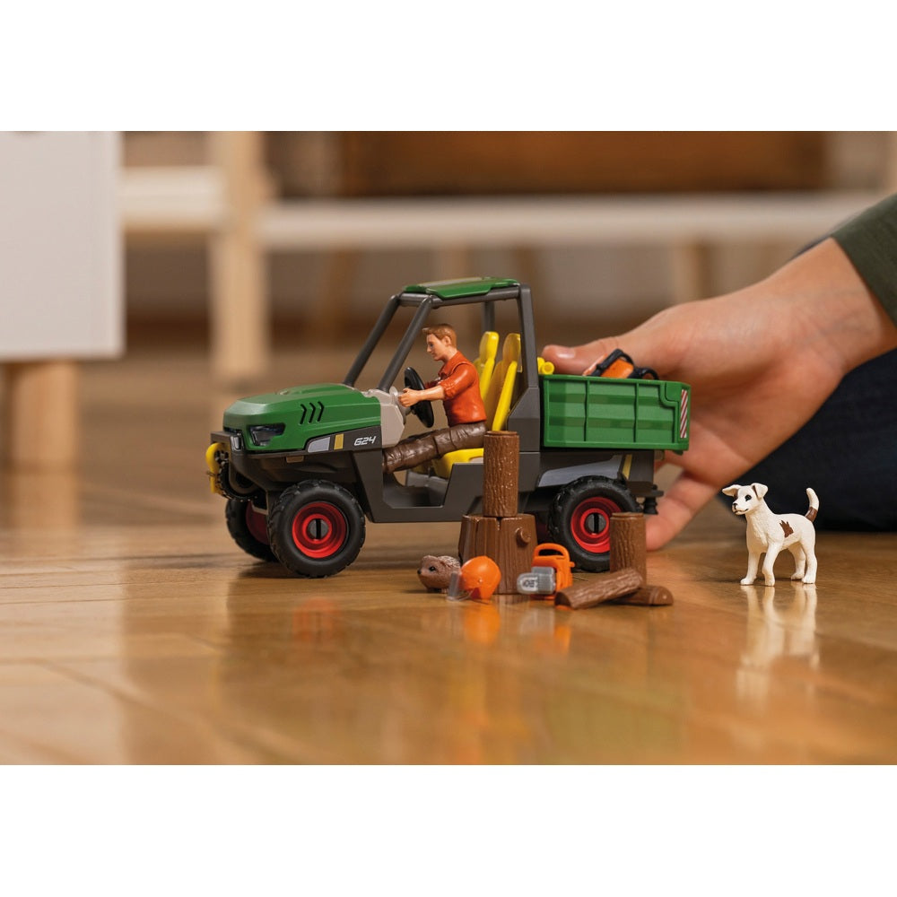 Schleich Farm World 42659 Working In The Forest Set