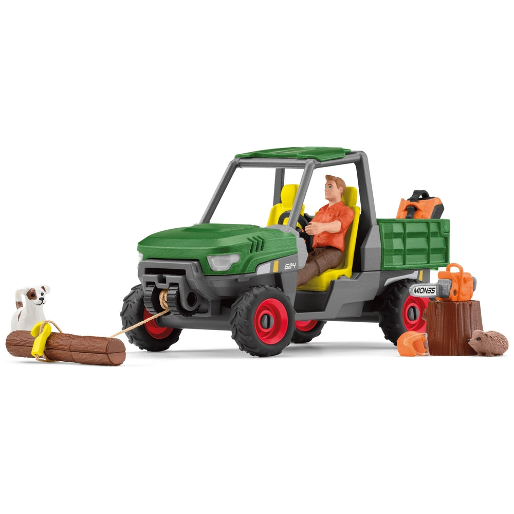 Schleich Farm World 42659 Working In The Forest Set
