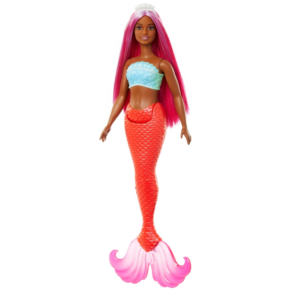 Barbie Dreamtopia Mermaid Doll With Pink And Red Hair