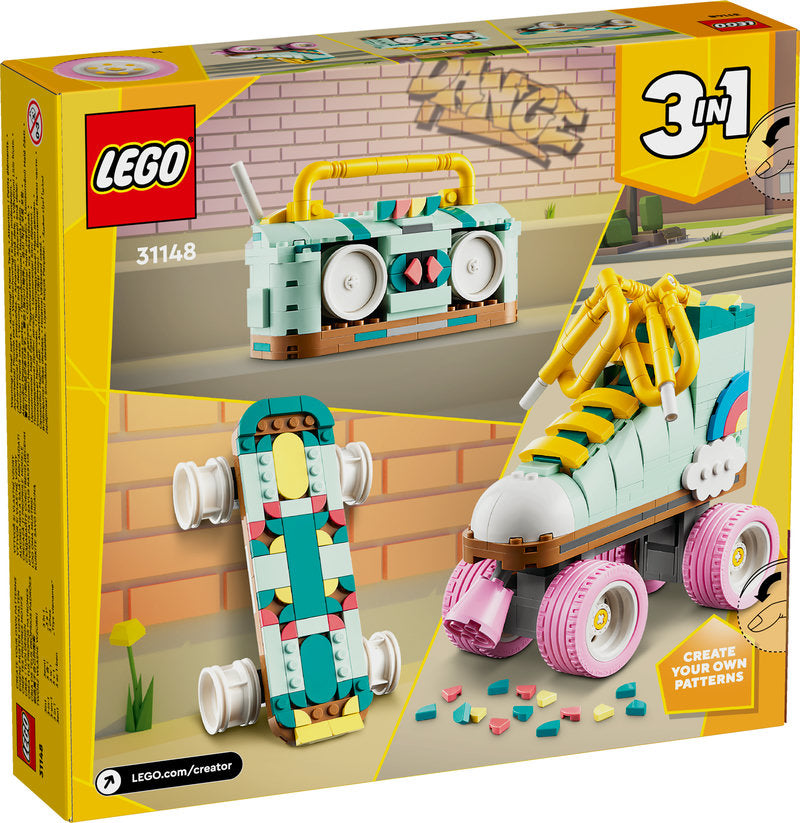 Lego® Creator Retro Roller Skate 3In1 Toy 31148
