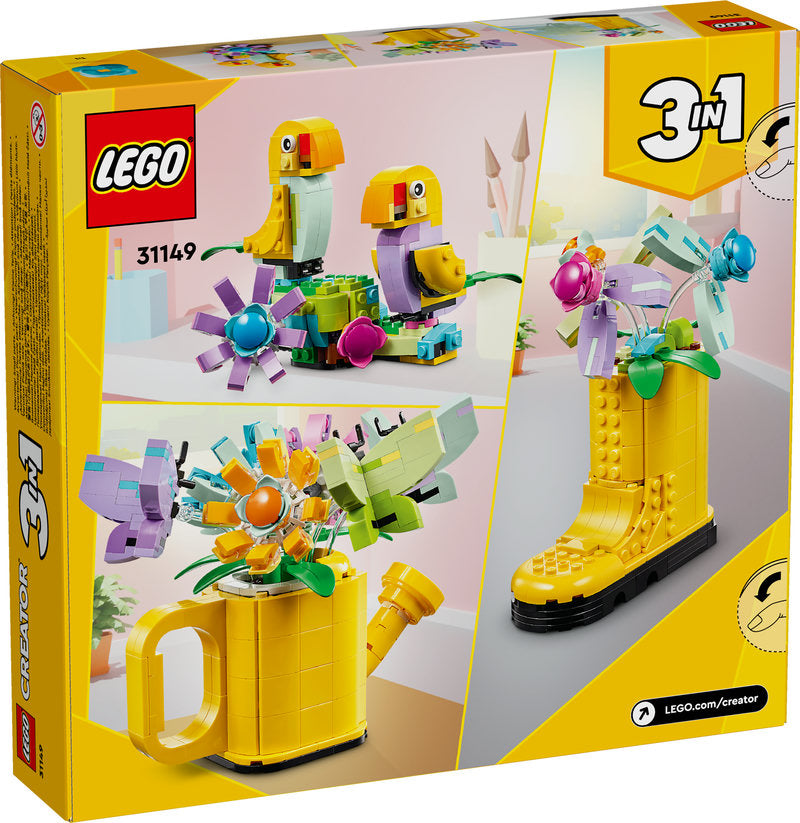 Lego® Creator Flowers In Watering Can 3In1 Toy 31149