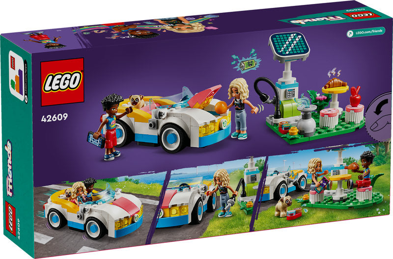 Lego® Friends Electric Car And Charger Toy 42609