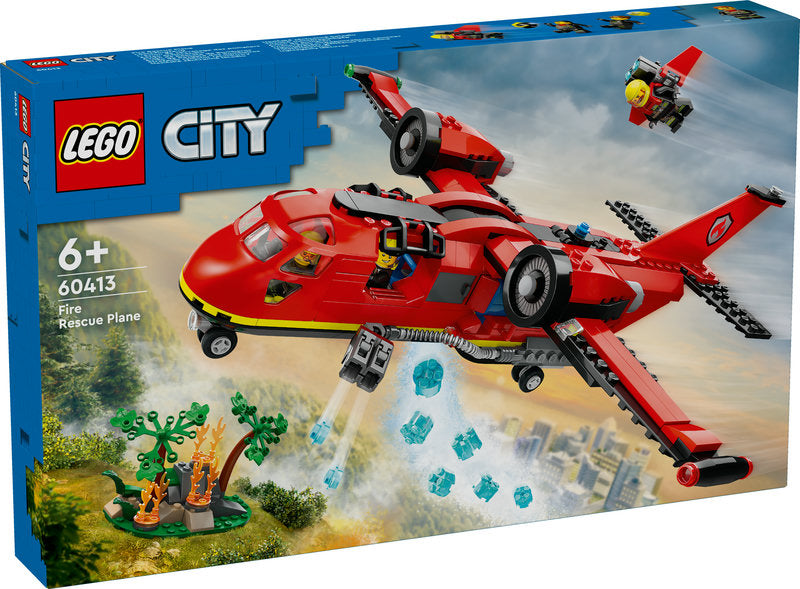 Lego® City Fire Rescue Plane Building Toy Set 60413