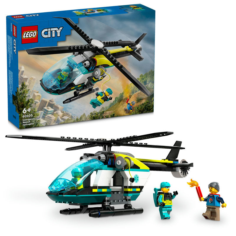 Lego® City Emergency Rescue Helicopter Building Kit 60405