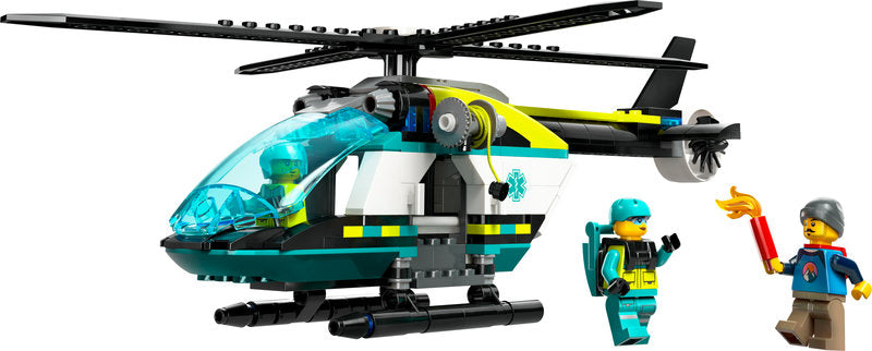 Lego® City Emergency Rescue Helicopter Building Kit 60405