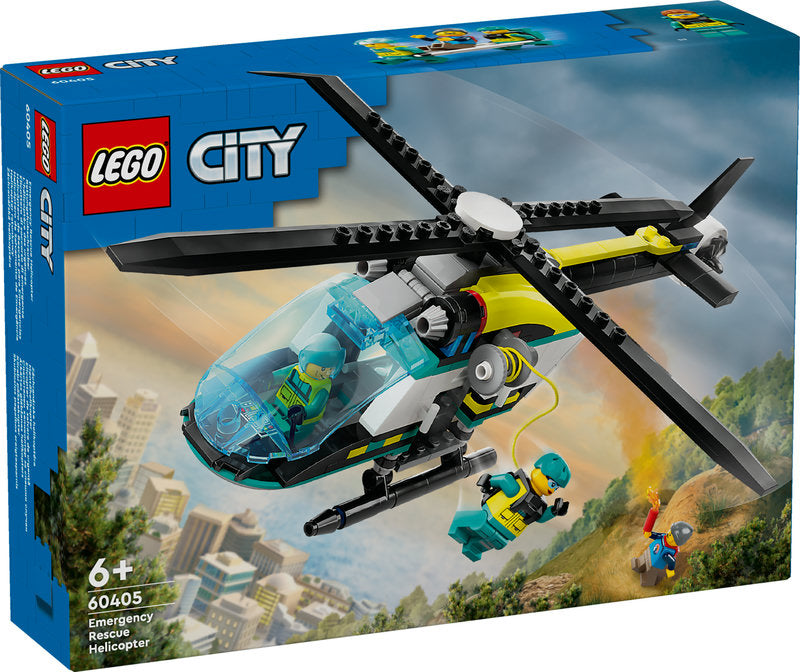 Lego® City Emergency Rescue Helicopter Building Kit 60405
