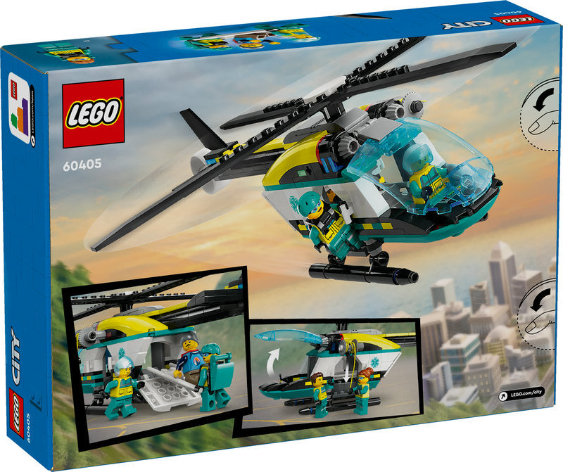 Lego® City Emergency Rescue Helicopter Building Kit 60405