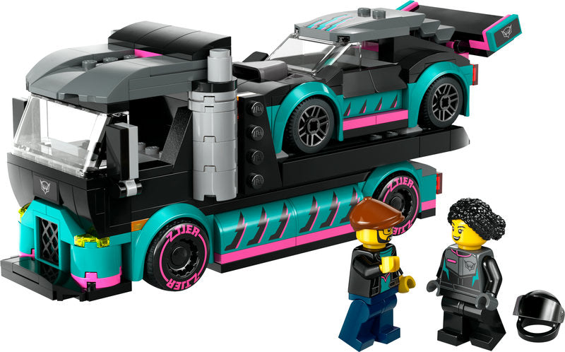 Lego® City Race Car And Car Carrier Truck Building Toy 60406