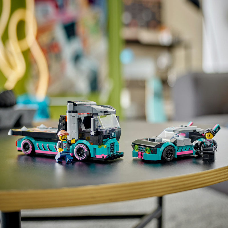 Lego® City Race Car And Car Carrier Truck Building Toy 60406