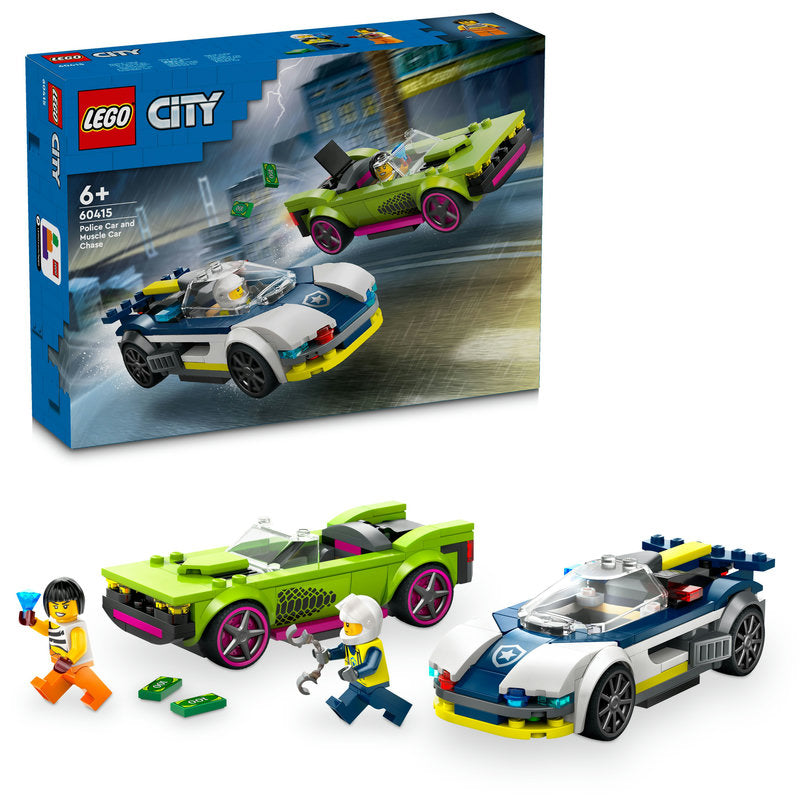 Lego® City Police Car And Muscle Car Chase Set 60415