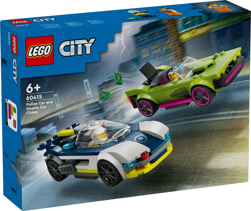 Lego® City Police Car And Muscle Car Chase Set 60415