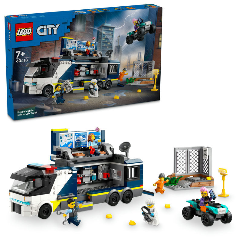 Lego® City Police Mobile Crime Lab Truck Toy 60418