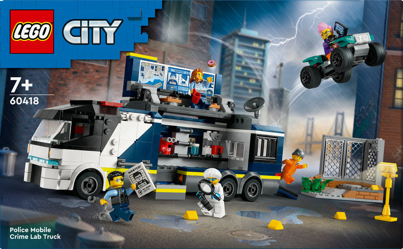Lego® City Police Mobile Crime Lab Truck Toy 60418