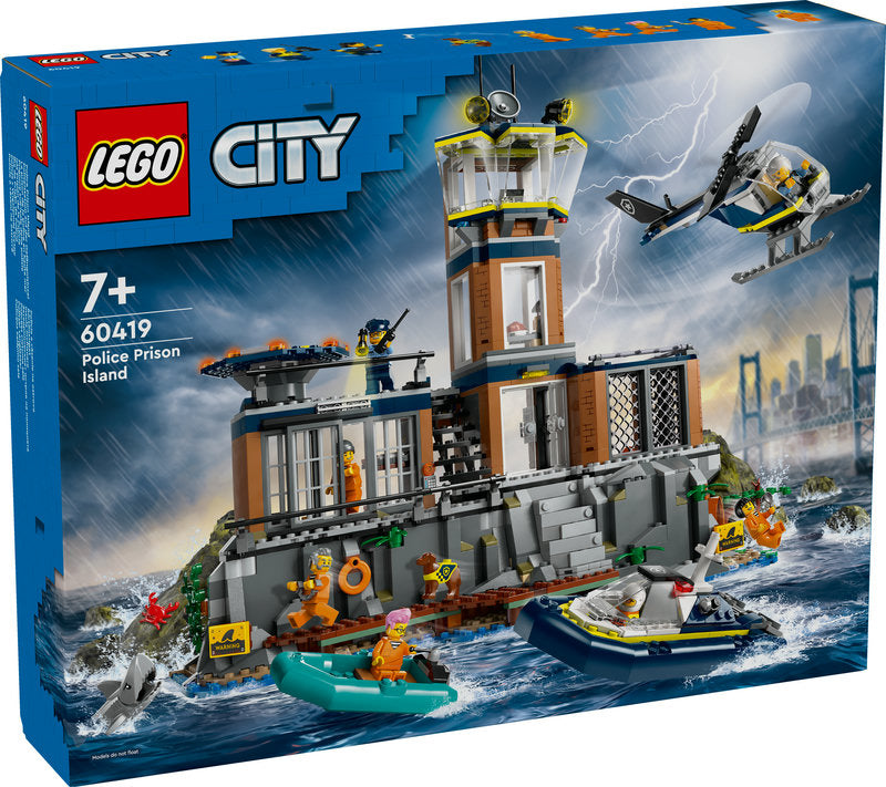 Lego® City Police Prison Island Building Toy 60419
