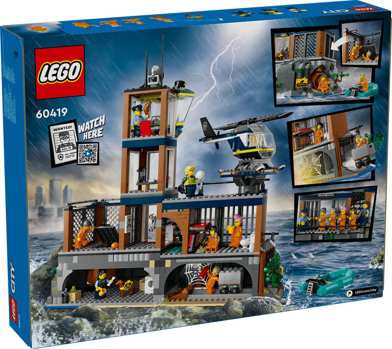 Lego® City Police Prison Island Building Toy 60419