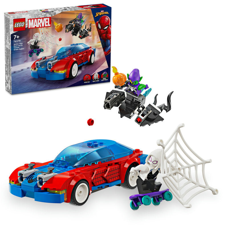 Lego® Marvel Spider-Man Race Car & Venom Green Goblin 76279