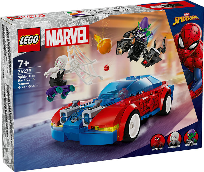 Lego® Marvel Spider-Man Race Car & Venom Green Goblin 76279
