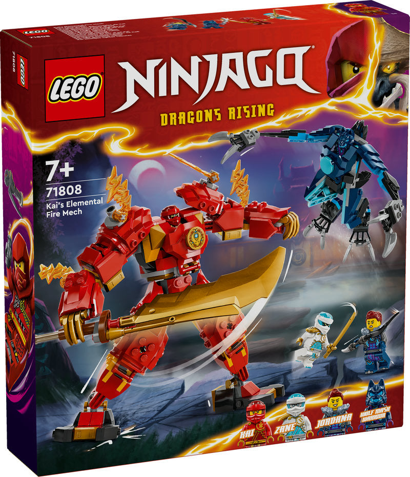 Lego® Ninjago® Kai’s Elemental Fire Mech Toy 71808