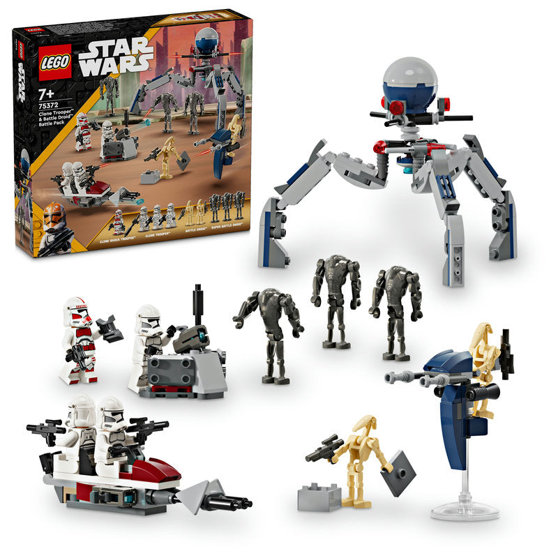 Lego® Star Wars™ Clone Trooper™ & Battle Droid™ Battle Pack 75372