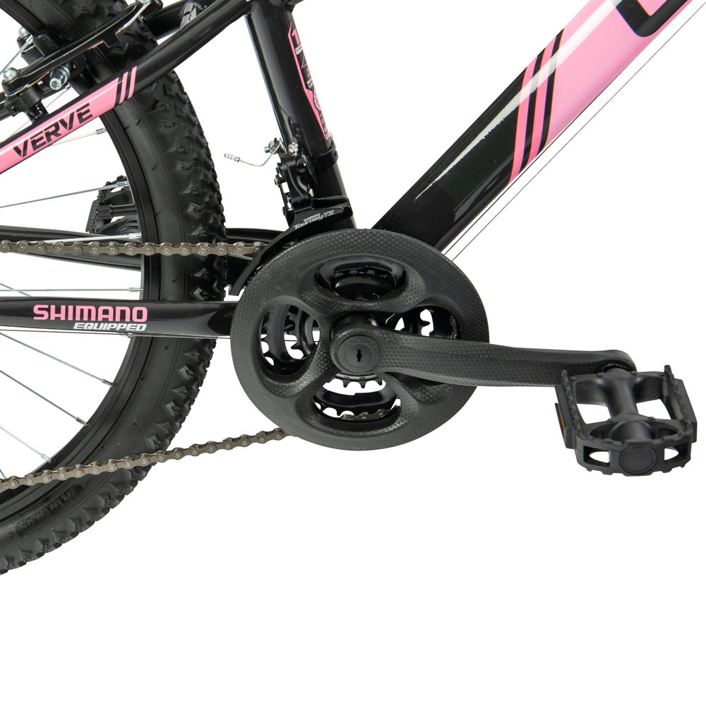 24 Inch Verve Ultra Mountain Bike In Pink And Black