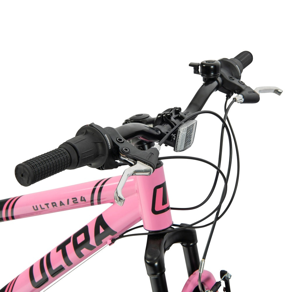 24 Inch Verve Ultra Mountain Bike In Pink And Black