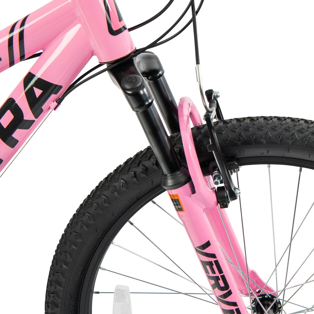 24 Inch Verve Ultra Mountain Bike In Pink And Black