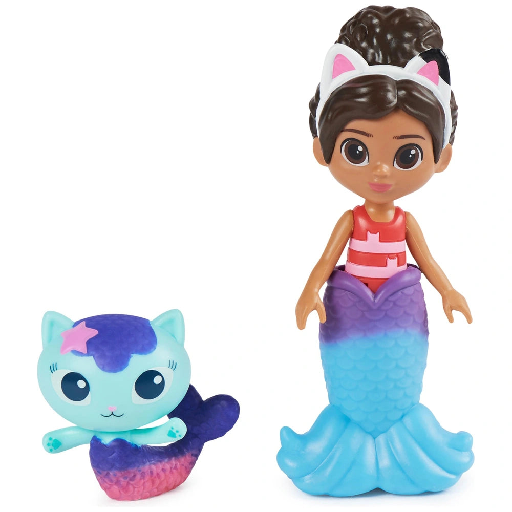 Gabby’s Dollhouse, Purr-Ific Pool Playset With Gabby And Mercat Figures
