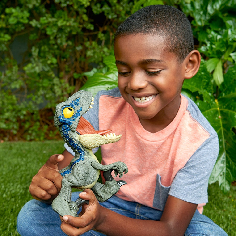 Jurassic World Mega Roar: Blue The Velociraptor Dinosaur Toy