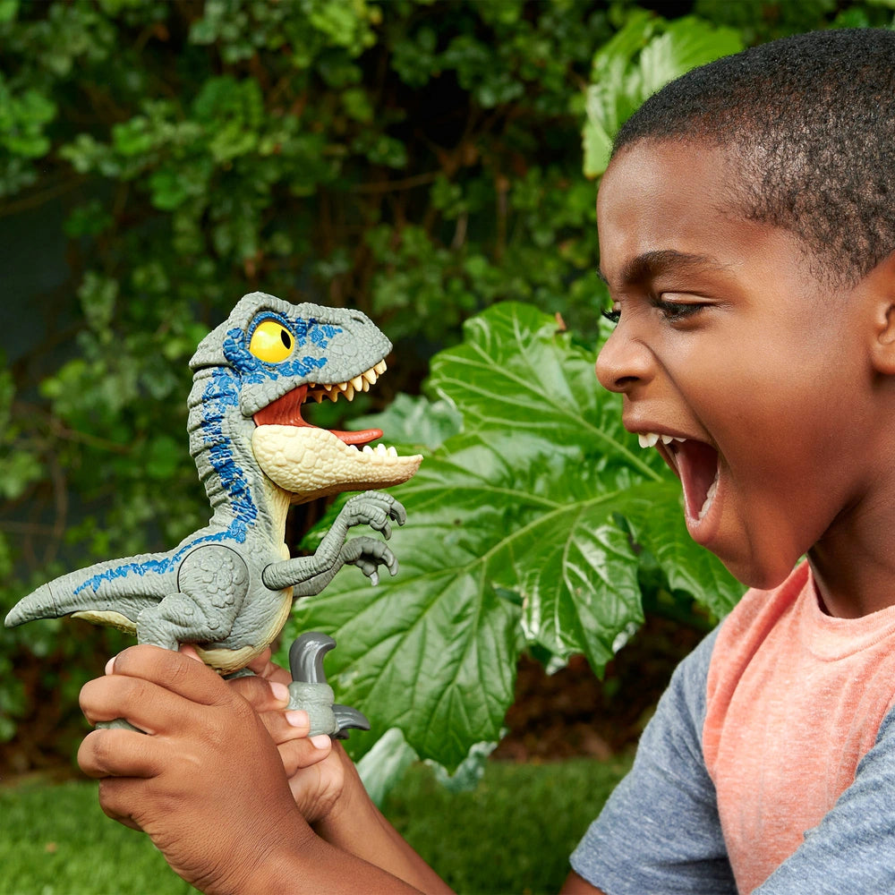 Jurassic World Mega Roar: Blue The Velociraptor Dinosaur Toy