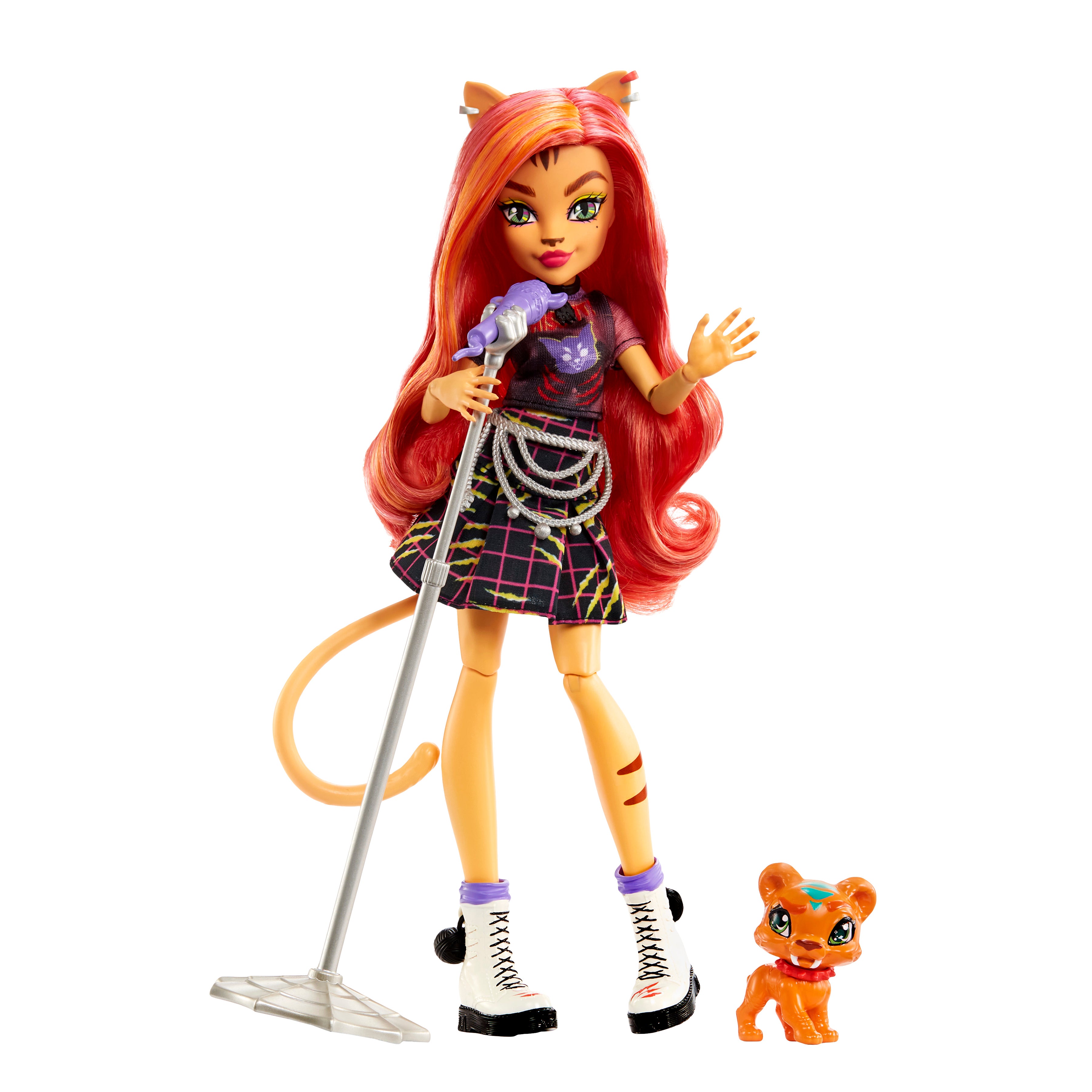 Monster High Toralei Stripe Doll With Pet And Accessories
