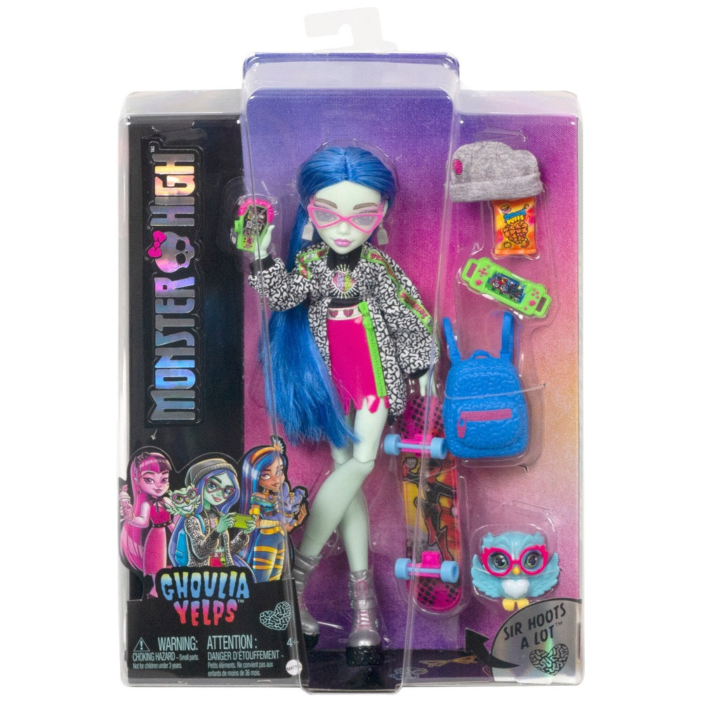Monster High Ghoulia Yelps Doll With Pet And Accessories