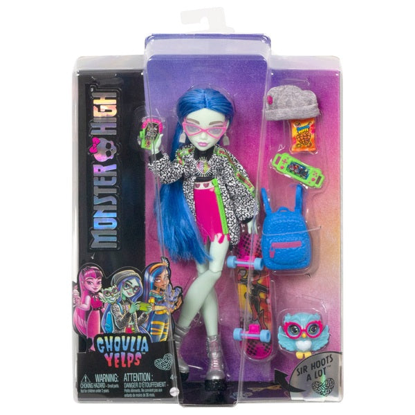 Monster High Ghoulia Yelps Doll With Pet And Accessories