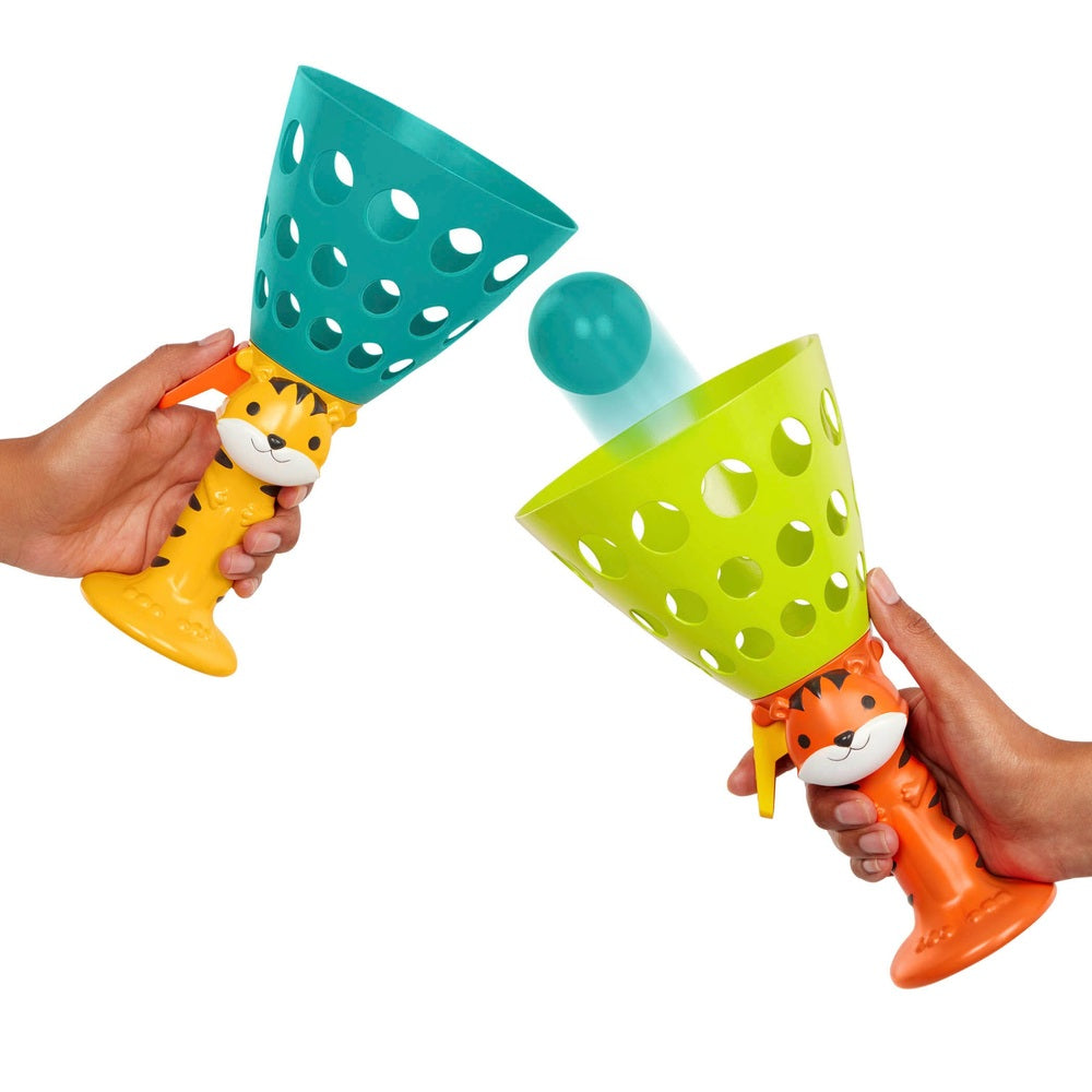 Battat Pop 'N' Launch Tiger Ball Catch Game